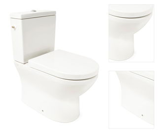 WC kombi komplet VitrA Integra s doskou, vario odpad 9859-003-7202 3