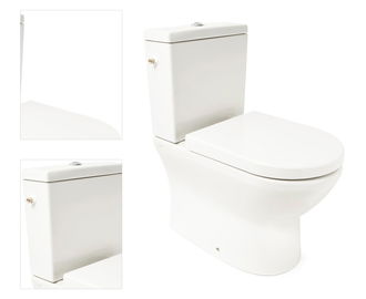 WC kombi komplet VitrA Integra s doskou, vario odpad 9859-003-7202 4