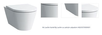 Wc Laufen Kartell By Laufen so zadným odpadom H8203370000001 1