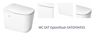 Ultimax stojace WC vrátane nádržky s technológiou OptimFlush SATOFSHFS3 1