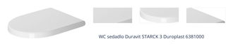 WC sedadlo Duravit STARCK 3 Duroplast 6381000 1