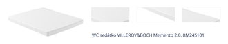 WC sedátko VILLEROY&BOCH Memento 2.0, 8M24S101 1