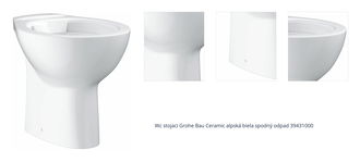 Wc stojaci Grohe Bau Ceramic alpská biela spodný odpad 39431000 1