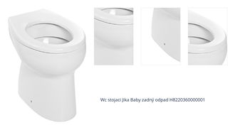 Wc stojaci Jika Baby zadný odpad H8220360000001 1