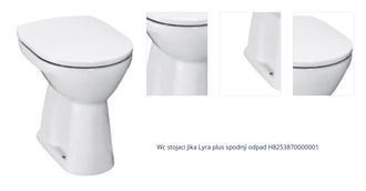 Wc stojaci Jika Lyra plus spodný odpad H8253870000001 1