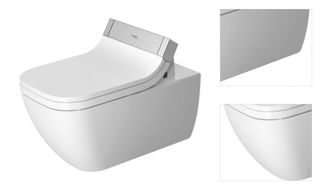 Wc závesné Duravit Happy D.2 zadný odpad 25505900001 3