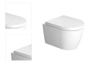 Wc závesné Duravit Me By Starck zadný odpad 25300900001 4