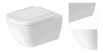 WC závesné DURAVIT Rimless Happy D.2 36,5x54 cm 22220900001 3