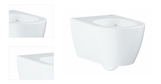 Wc závesné Grohe Essence Ceramic alpská biela zadný odpad 3957100H 4