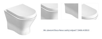 Wc závesné Roca Nexo zadný odpad 7.3466.4.000.0 1