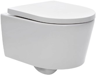 WC závesné SAT Brevis vrátane dosky softclose, zadný odpad SATBRE010RREXP 2