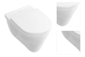 WC závesné Villeroy & Boch O.novo 56x36 cm alpská biela 56621001 3