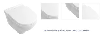 Wc závesné Villeroy & Boch O.Novo zadný odpad 5660R001 1