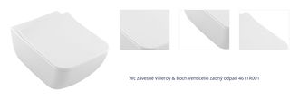 Wc závesné Villeroy & Boch Venticello zadný odpad 4611R001 1