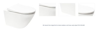 WC závesné VitrA Integra Rim-Ex vrátane sedátka so soft close, zadný odpad 7041-003-6285 1