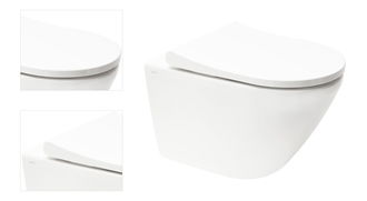 WC závesné VitrA Integra Rim-Ex vrátane sedátka so soft close, zadný odpad 7041-003-6285 4