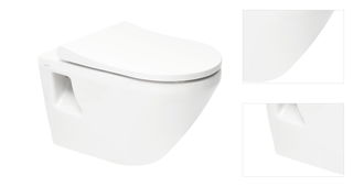 WC závesné VitrA Integra Rim-Ex vrátane sedátka, zadný odpad 7062-003-6288 3