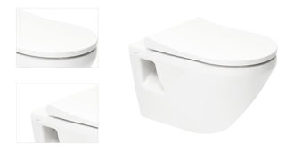 WC závesné VitrA Integra Rim-Ex vrátane sedátka, zadný odpad 7062-003-6288 4