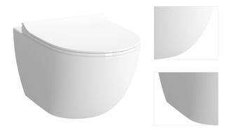 Wc závesné VitrA Shift zadný odpad RN010 3