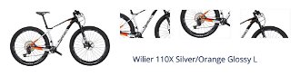 Wilier 110X Sram NX Eagle 1x12 Silver/Orange Glossy L 1