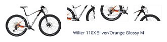 Wilier 110X Sram NX Eagle 1x12 Silver/Orange Glossy M 1