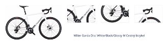 Wilier Garda Disc Shimano 105 DI2 12S RD-R7150 2x12 White/Black/Glossy M Shimano 1