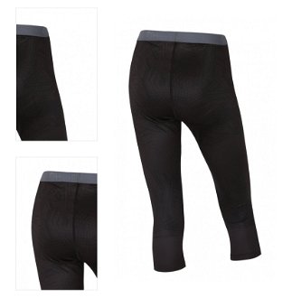 Women's 3/4 thermal pants HUSKY Active Winter black 4
