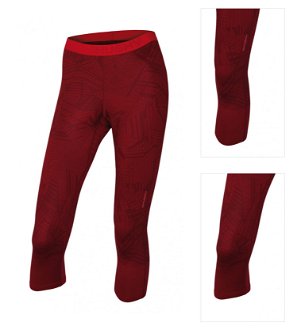 Women's 3/4 thermal pants HUSKY Active Winter tm. Brick 3