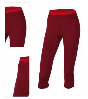 Women's 3/4 thermal pants HUSKY Merino tm. Brick 4