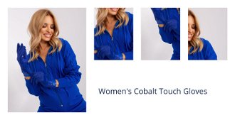 Women's Cobalt Touch Gloves 1