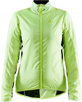 Women's cycling jacket CRAFT Essence Light Wind yellow, XS