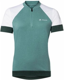 Women's cycling jersey VAUDE Altissimo Q-Zip Shirt Dusty moss 40