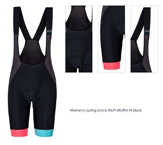Women's cycling shorts KILPI MURIA-W black 1