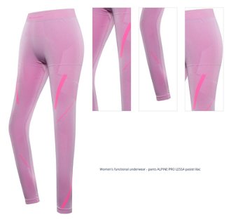 Women's functional underwear - pants ALPINE PRO LESSA pastel lilac 1
