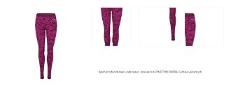Women's functional underwear - trousers ALPINE PRO EMERA Fuchsia variant pb 1