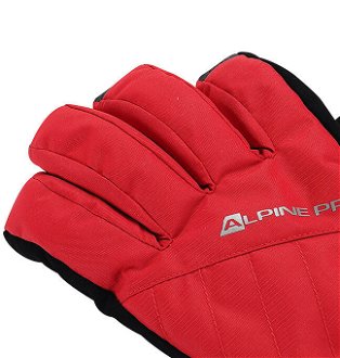 Women's gloves with membrane ALPINE PRO RENA dk.red 6