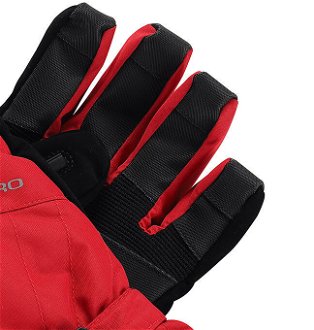 Women's gloves with membrane ALPINE PRO RENA dk.red 7