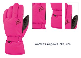 Women's ski gloves Eska Luna 1