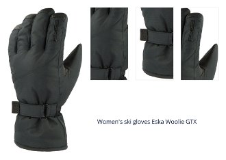 Women's ski gloves Eska Woolie GTX 1