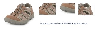 Women's summer shoes ALPINE PRO RIANA vapor blue 1