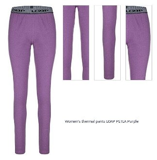 Women's thermal pants LOAP PETLA Purple 1