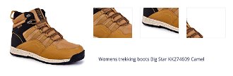 Womens trekking boots Big Star KK274609 Camel 1