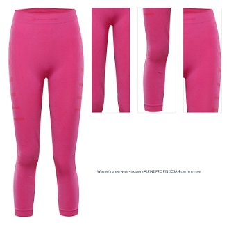 Women's underwear - trousers ALPINE PRO PINEIOSA 4 carmine rose 1