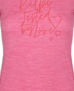 Women's woolen thermal T-shirt KILPI MAVORA TOP-W pink 5