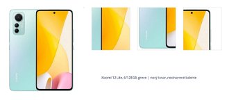 Xiaomi 12 Lite, 6/128GB, Lite Green, nový tovar, neotvorené balenie 1
