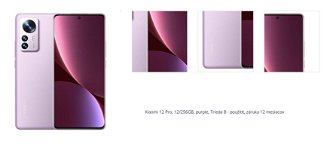 Xiaomi 12 Pro, 12/256GB, fialová, Trieda B - použité, záruka 12 mesiacov 1