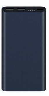 Xiaomi Mi powerbanka 2S, 10 000 mAh, čierna