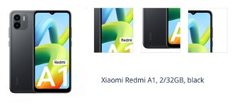 Xiaomi Redmi A1, 2/32GB, čierna 1