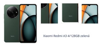 Xiaomi Redmi A3 4/128GB zelená 1