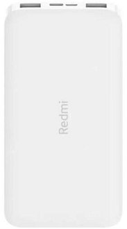 Xiaomi Redmi powerbanka, 10 000 mAh, biela